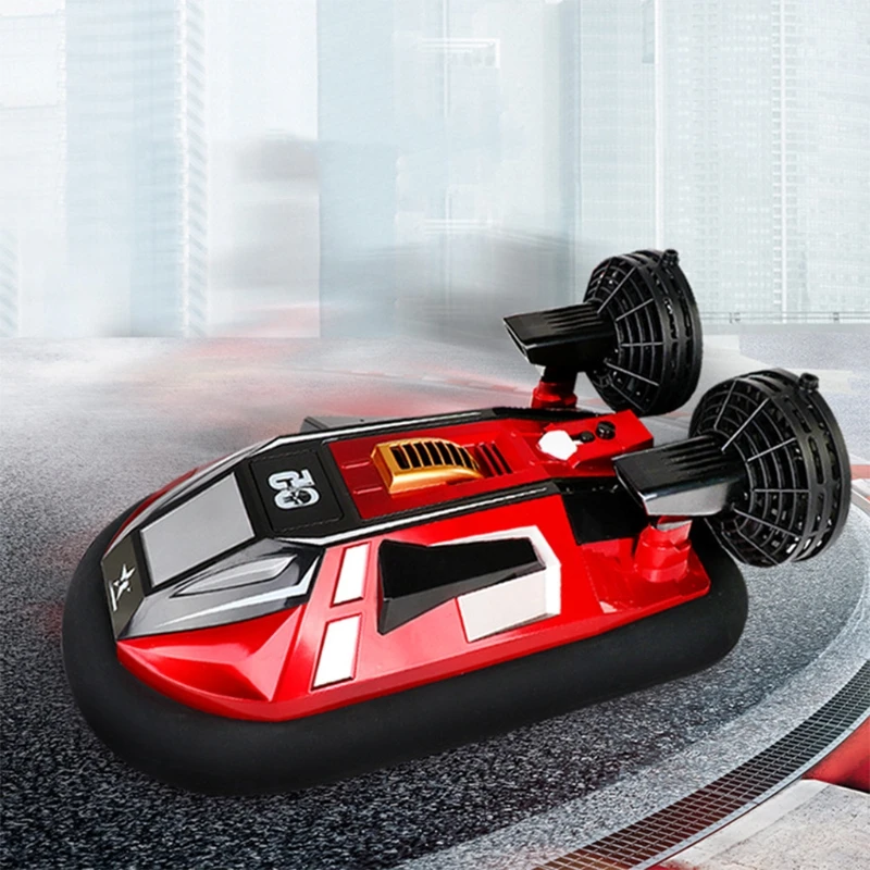 

2.4G 2 in 1 Amphibious RC Boat Remote Control Hovercraft High Speed Outdoor Toy 54DF