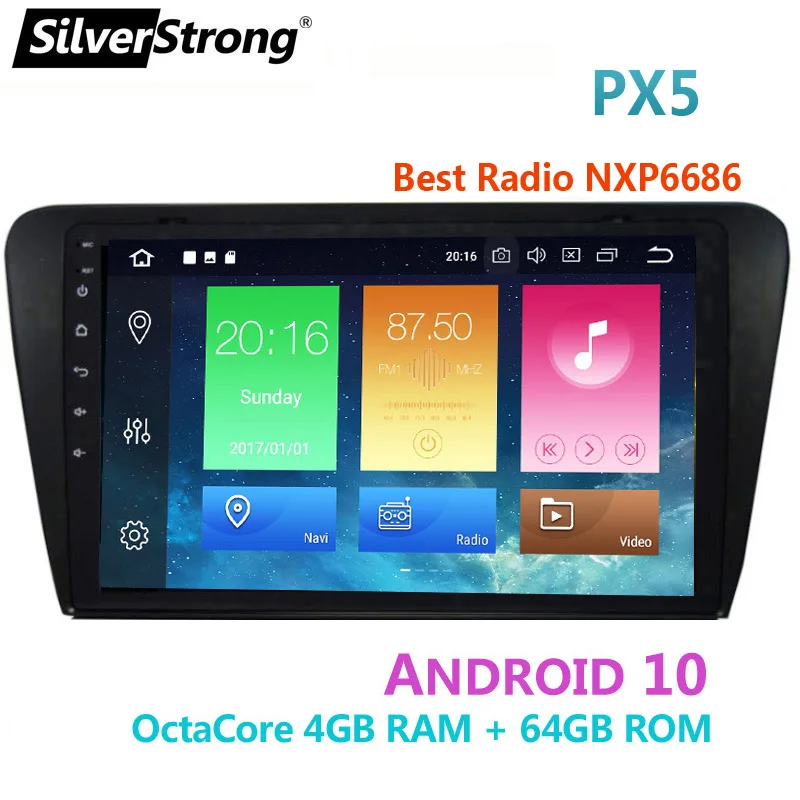 Автомобильное радио Android10.0 ForSkoda Octaiva A7 octavia 3 2013 2017 Android RDS GPS CANBUS ready|Автомагнитолы| |