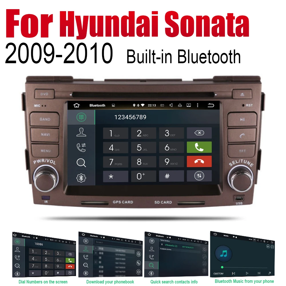 Автомагнитола ZaiXi 2 Din для Hyundai Sonata NFC 2009 ~ 2010 GPS навигация BT Wi Fi карта мультимедийная