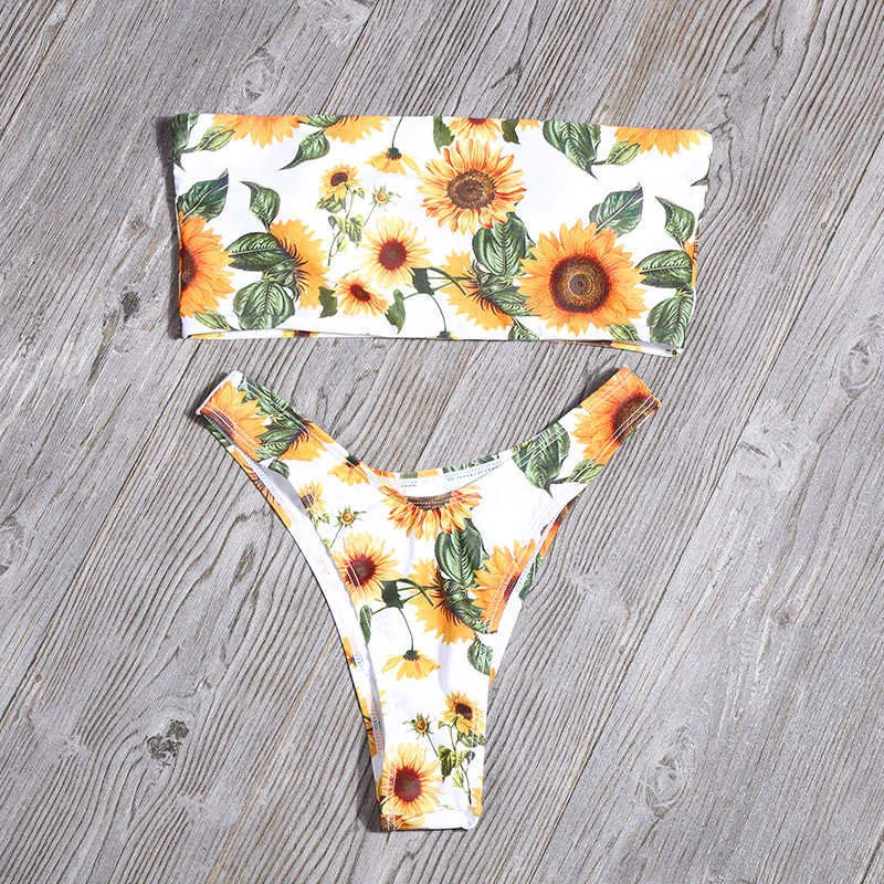 

Fashion Women Sexy Bikini Sets 2021 Ruffle Bandage Push-up Padded Swimsuit Bathing Swimwear Swimming Beach Wear