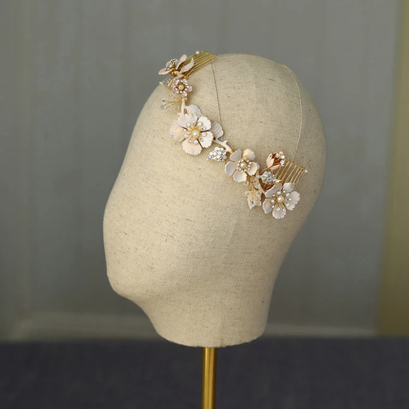 Женский винтажный головной убор свадебный аксессуар расческа для волос невесты |
