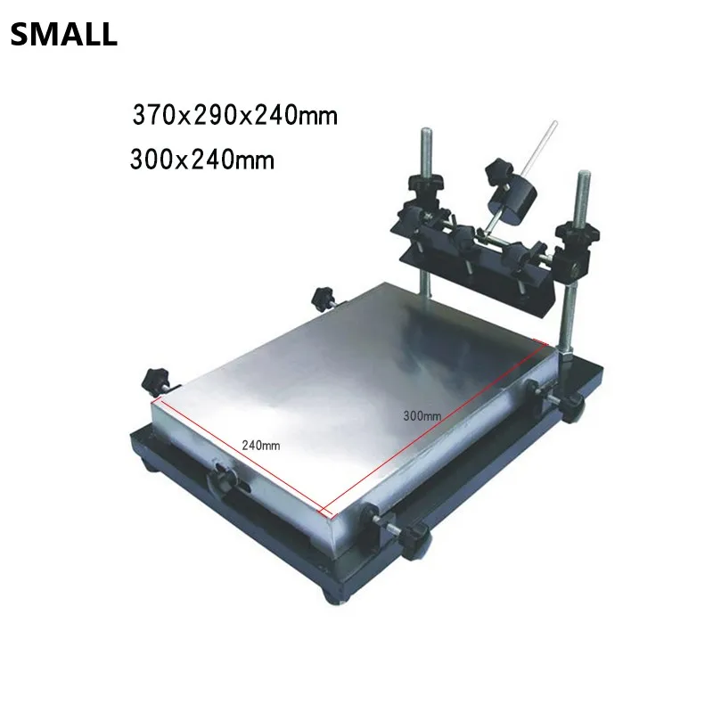 NEW Manual solder paste printer,PCB SMT stencil printer Small size 300x240mm enlarge