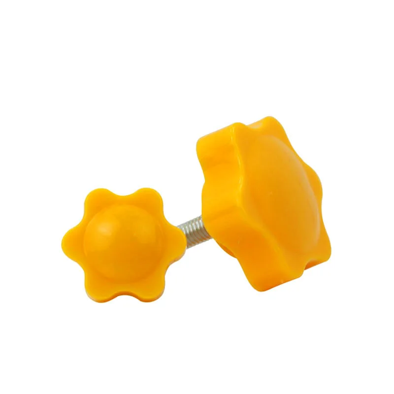 M6 M8 с рисунком желтой звезды: Форма нить Зажимная ручка болт бакелит ручная