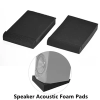 2 pack studio monitor isolation speaker acoustic foam pads for studio monitor for 5 inch 6 inch speakers accessories