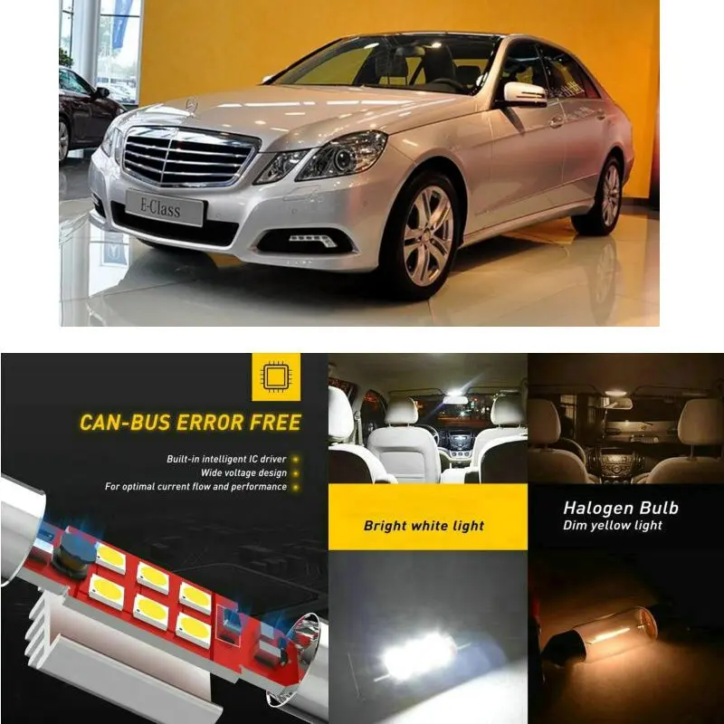 Светодиодные внутренние автомобильные фонари для Φ e класс t модель s210 s211 s212 w210 w212