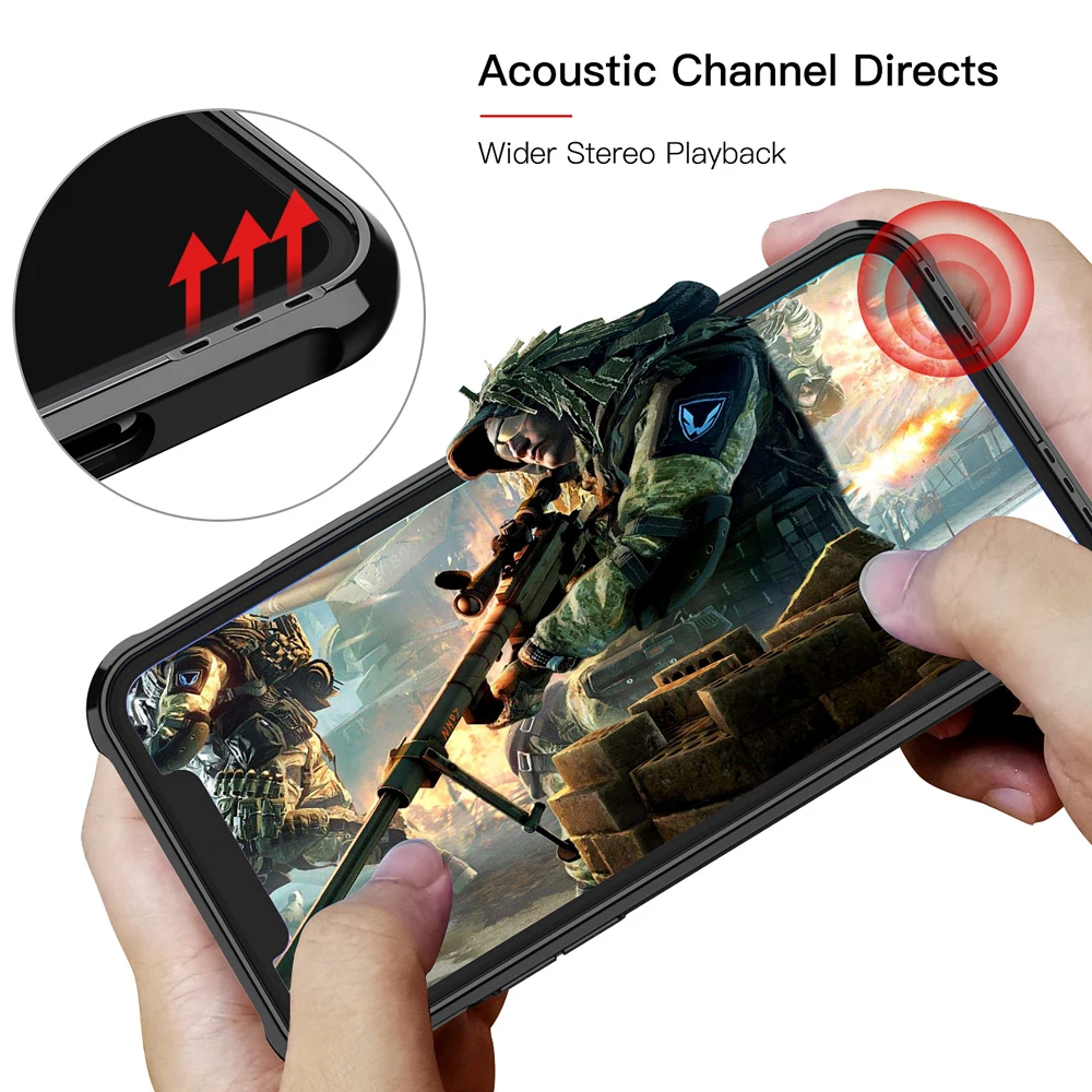 Жесткий акриловый чехол на мобильный телефон с защитой от падения из