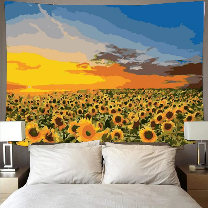 

sunflower tapestry wall aesthetic mandala wall tapestry wall hanging psychedelic tapestries wall hanging wall cloth home decor