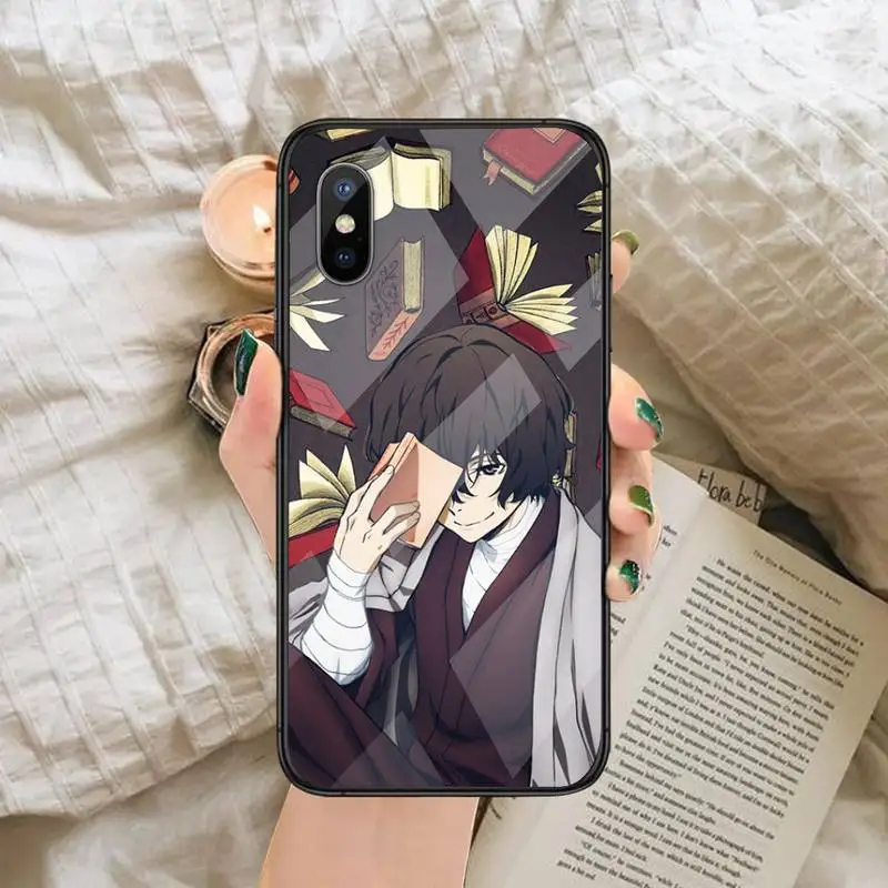 

Bungou Stray Dogs Phone Case Tempered glass For iphone 6 6S 7 8 plus X XS XR 11 12 mini PRO MAX