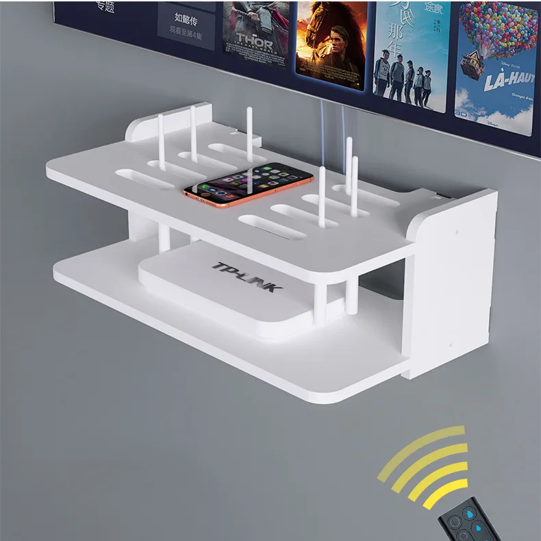 Дешево Wi-Fi роутер, коробка для хранения, органайзер для проектора, полка, настенный органайзер для хранения кабеля, ПВХ доска, домашний декор, Wi-Fi Pаспродажа Wi-Fi роутер, коробка для хранения, органайзер для проектора, полка, настенный органайзер для хранения кабеля, ПВХ доска, домашний декор, Wi-Fi