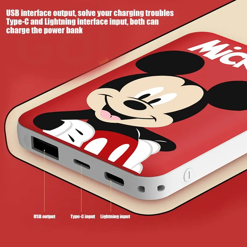 

Disney Speaker Gift Box Support TF Card BT Speaker + 5000mAh Power Bank + 3-in-1 Data Cables
