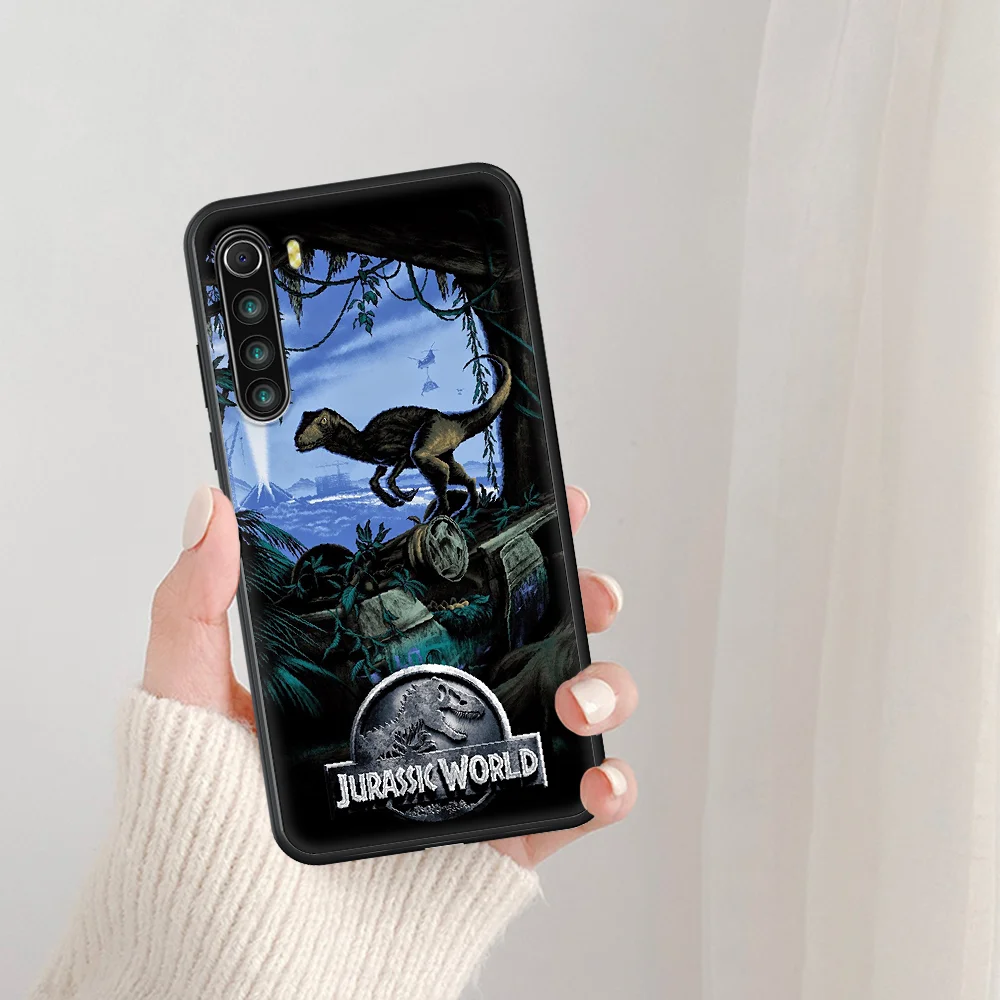 

Jurassic Park Dinosaur Jurassk Phone Case For Xiaomi Redmi Note 7 8 8T 9 9S 4X 7 7A 9A K30 Pro Ultra black Hoesjes Fashion Back