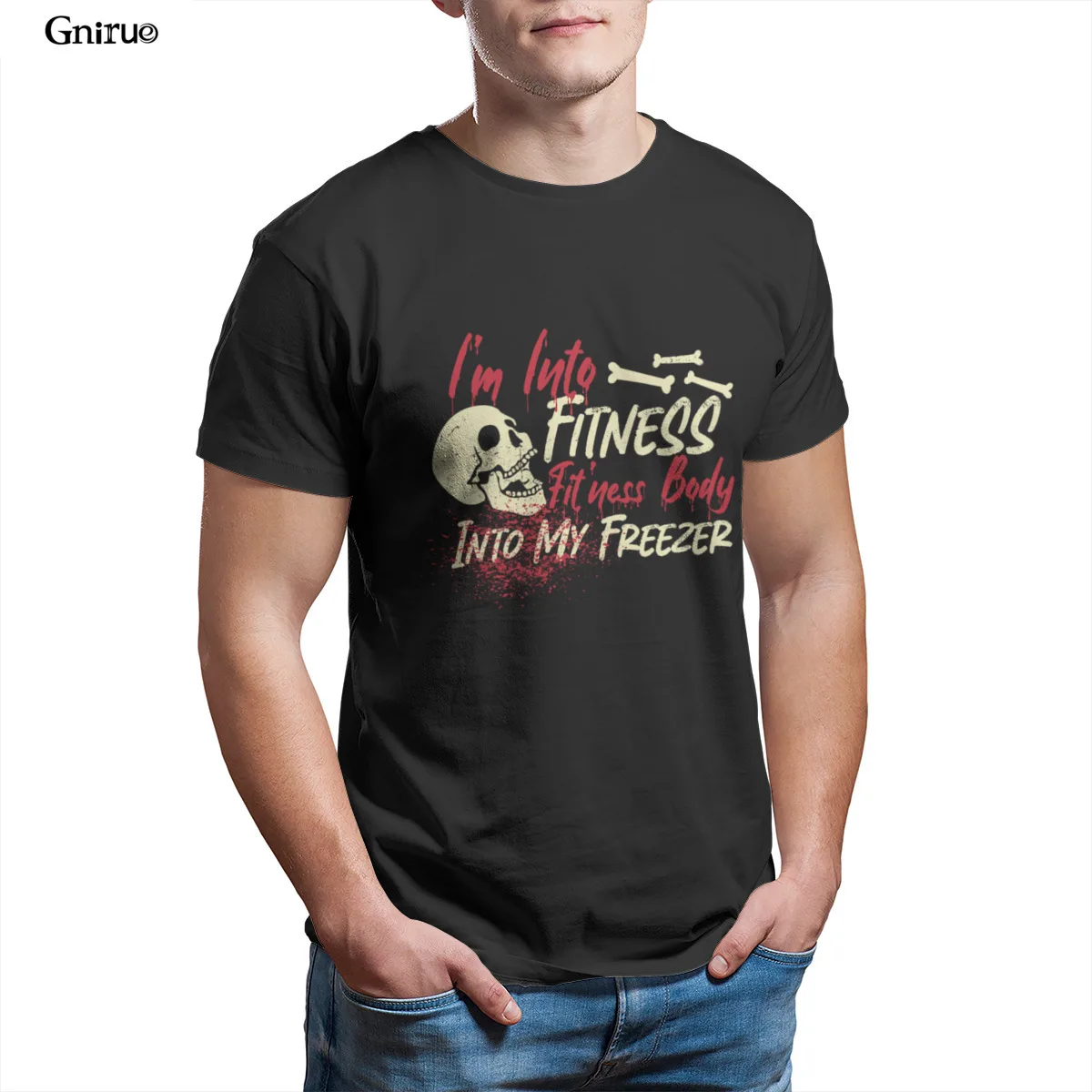 

Wholesale Horror Movie Mens Organic T-Shirt Essentials Red Funny Groot Male Male Clothing 93905