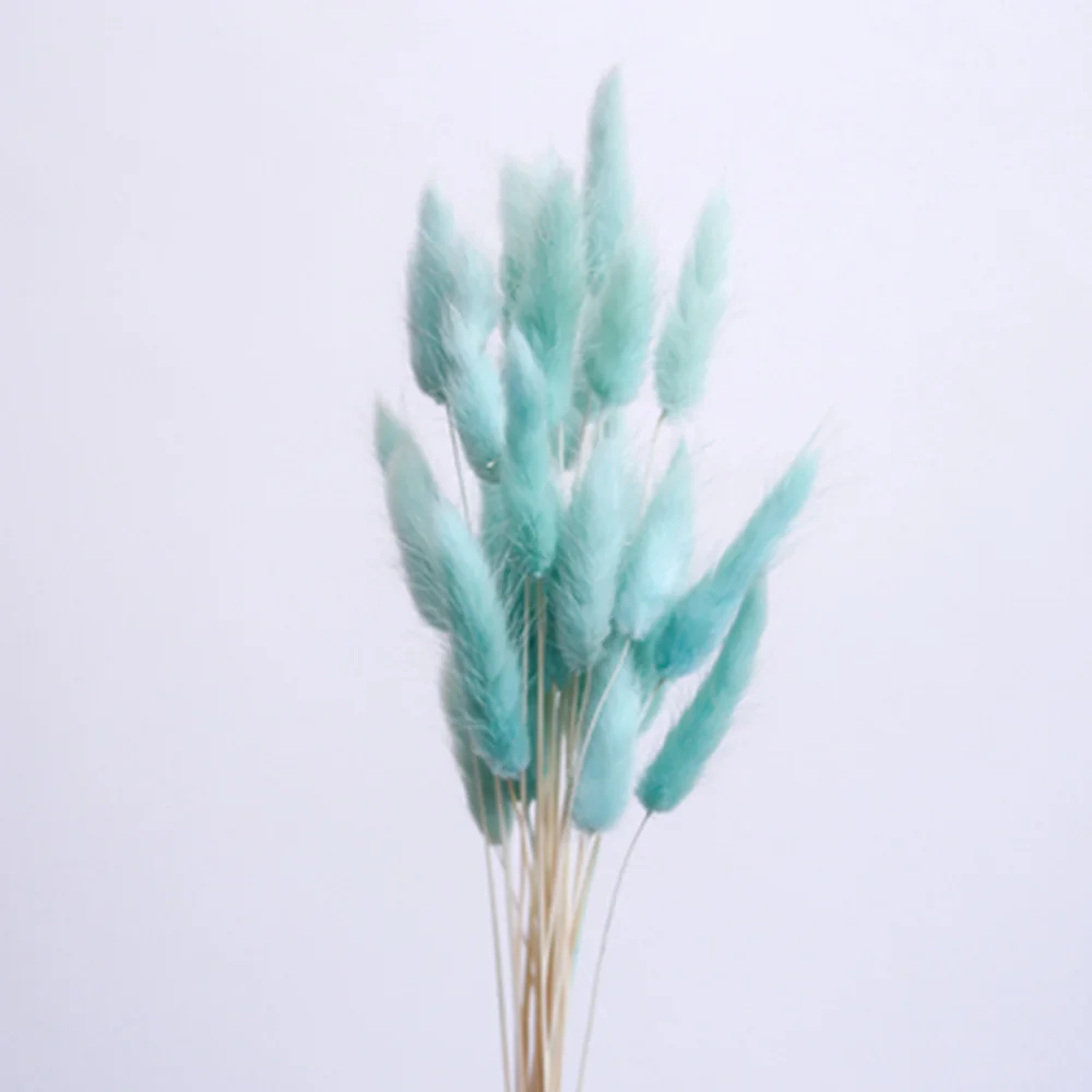 100 шт. Свадебный декор Натуральные сушеные цветы букет кроличий хвост трава для