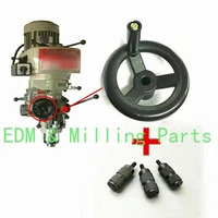 cnc milling machine fine feed black plastic hand wheel 3x feed reverse knob for bridgeport b125b126