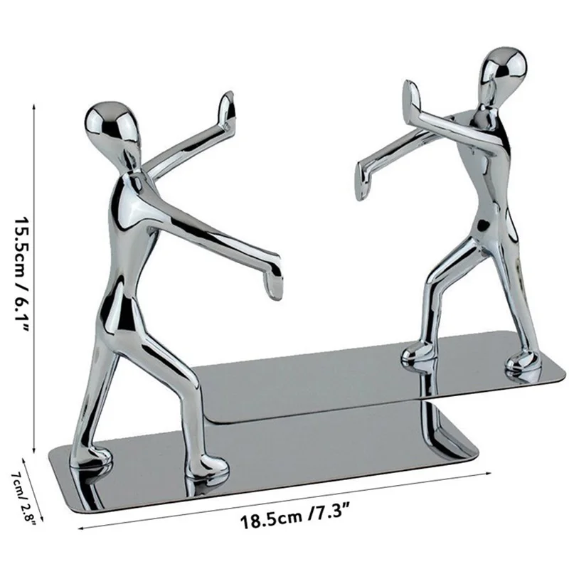 1 пара из нержавеющей стали Kung Fu Детские зажимы для книг Европейский книжный