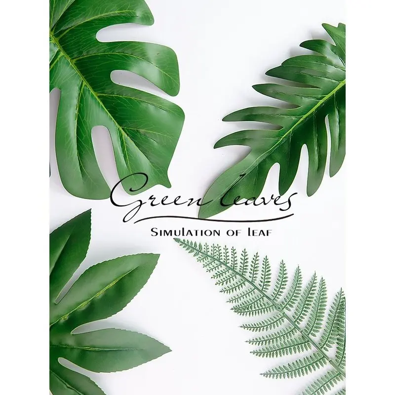 

Simulation Tree Leaves Photo Props Gourmet Clothing Photography Props Background Decoration