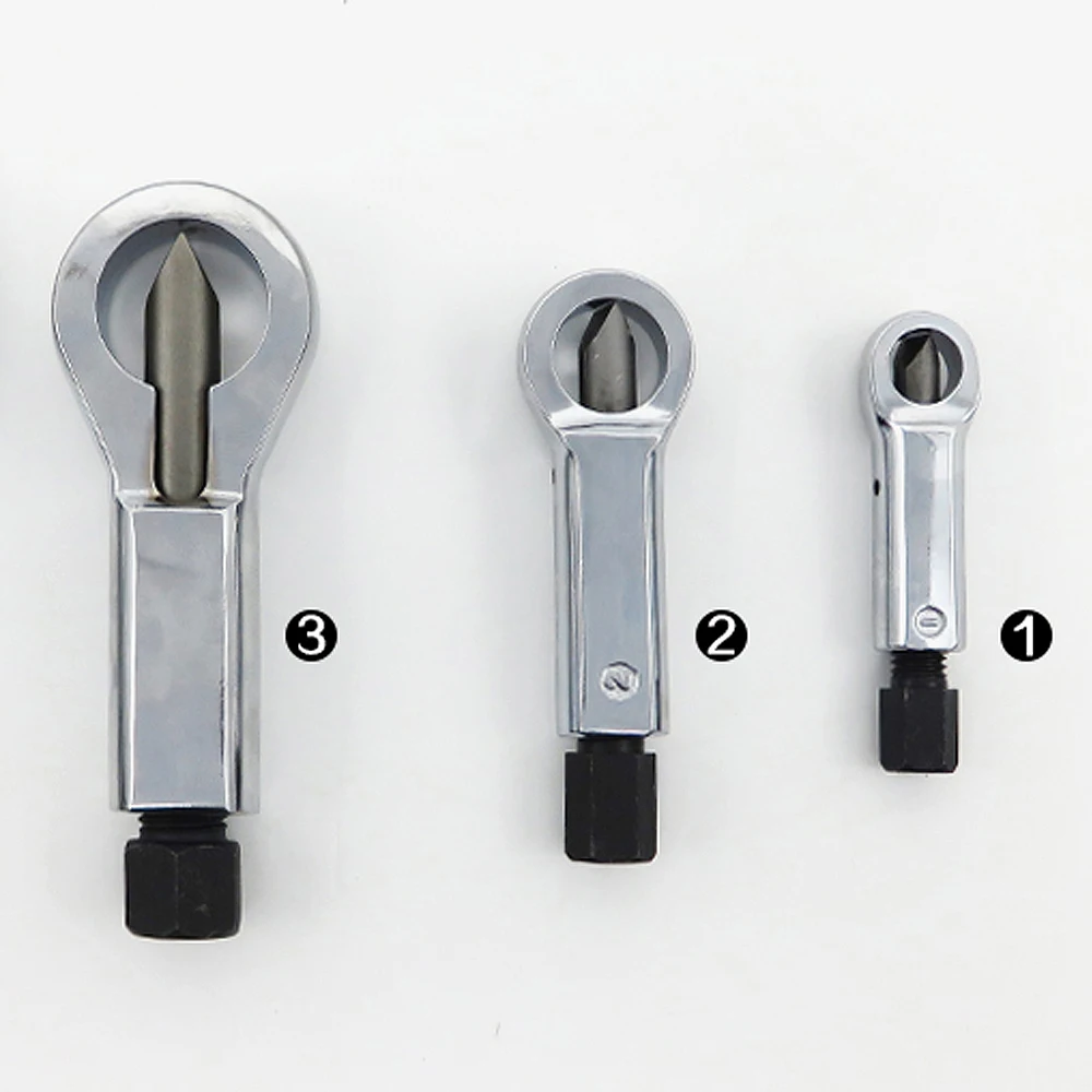 Нержавеющая Сталь Серебряный ржавый гайка сплиттер резак инструмент шляпа