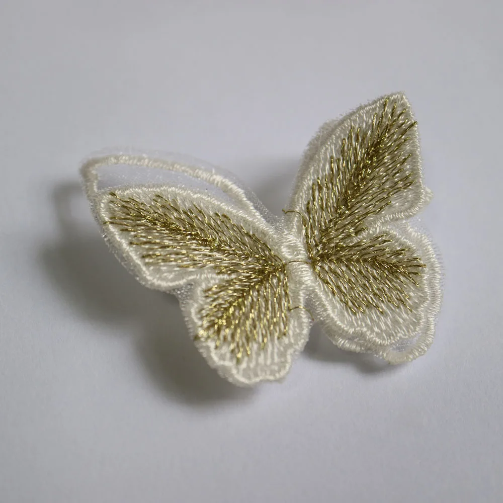Нашивки для одежды из органзы 2 слоя с 3d-бабочками 6 шт. | Дом и сад