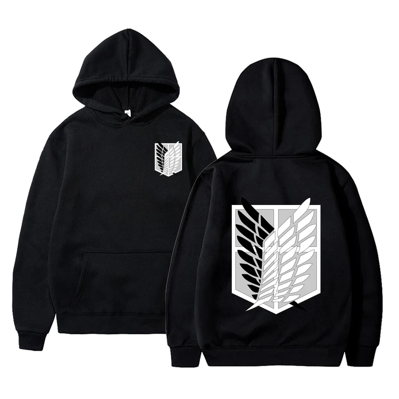 

New Summer Anime Brand Attack on Titan Printing The Sharingan Hoodies Pullover Sweatshirt Harajuku Hip Hop Thin Clothing