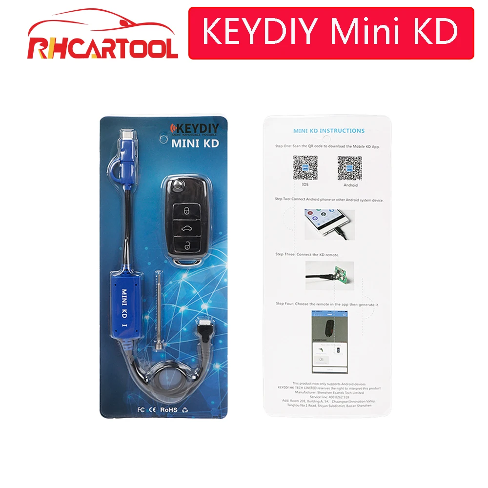 OBD2 KEYDIY Mini KD генератор ключей пульты дистанционного управления склад в вашем