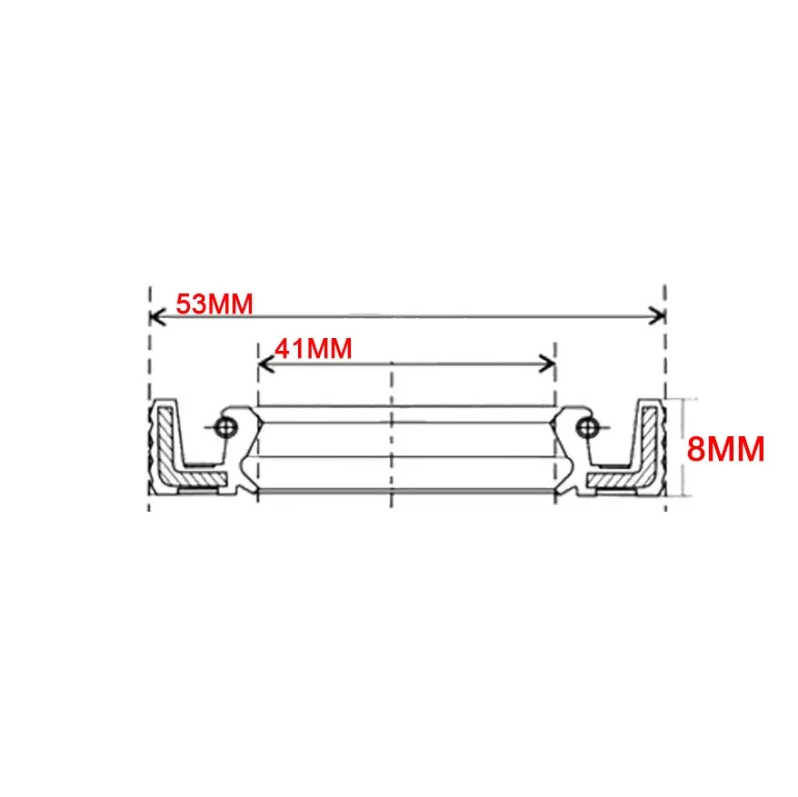 Передний демпфер вилки для мотоцикла 41x53x11 масляное уплотнение SUZUKI DR650S DR650 DR 650 1990