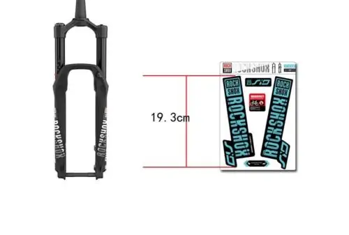 2018 ROCKSHOX SID спереди наклейки на вилке для езды горном велосипеде Езда наклейка