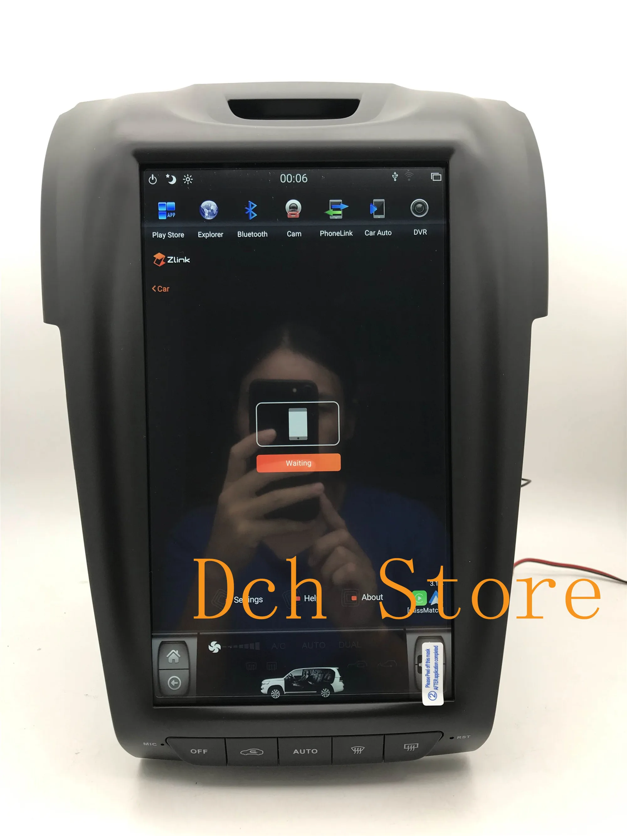 12 1 ''вертикальный автомобильный DVD плеер в стиле tesla Android 9 0 GPS навигация радио