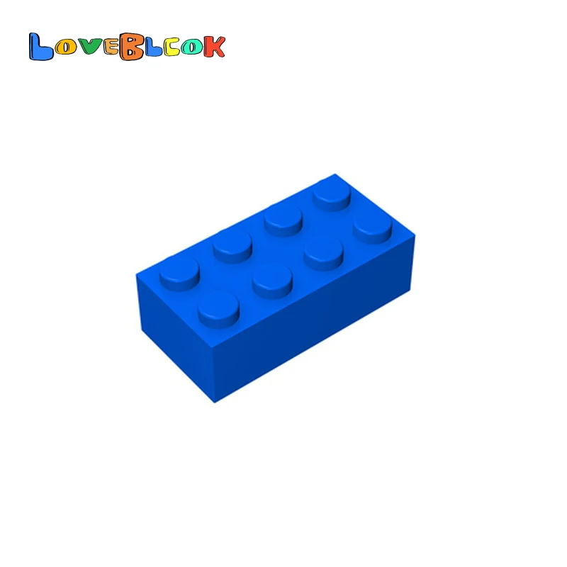Кубики LoveBlock 2x4 сборные детали MOC игрушки сделай сам рождественский подарок
