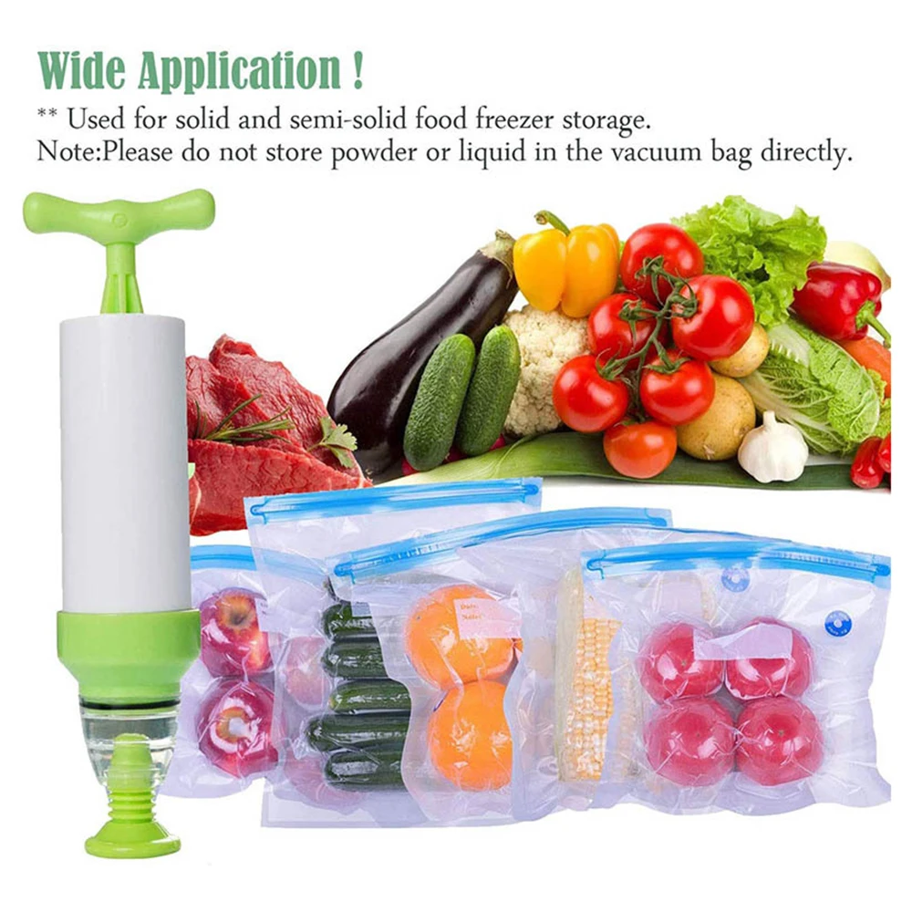Пакеты для вакуумного упаковщика многоразовые пищевые Бытовая сумка хранения 20