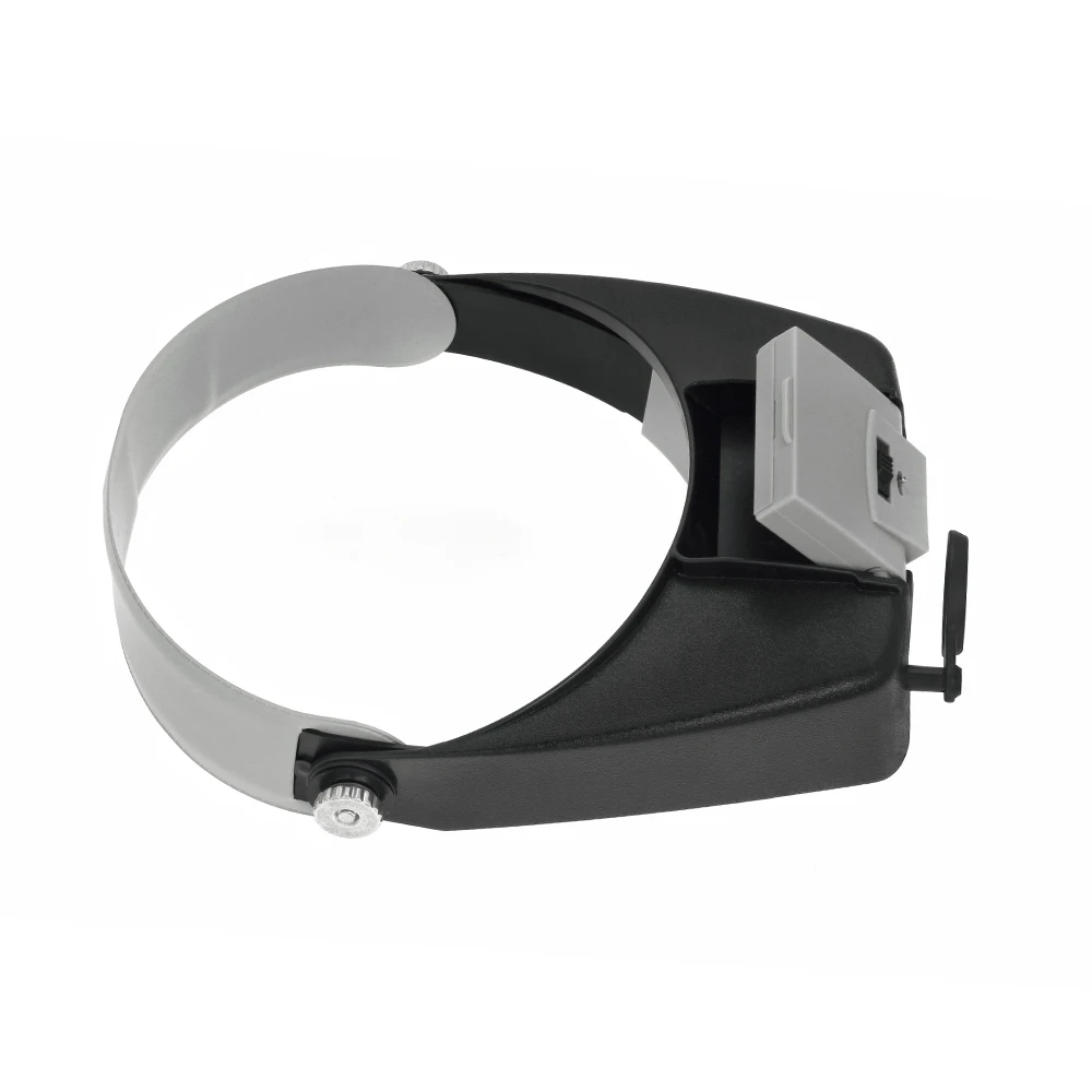 Головной светильник увеличительное стекло лупа для ювелиров со светодиодными