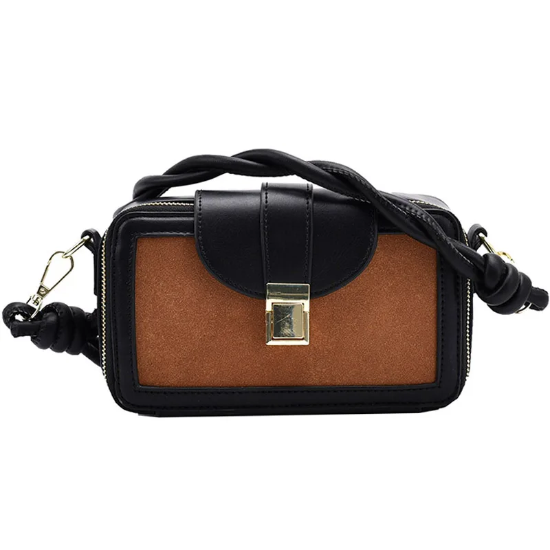 

Matte PU Leather Black Sac A Main Female Shoulder Bag Women Bag 2020 New Style Fashion All-Match Simple Shoulder Bag Tote Bag