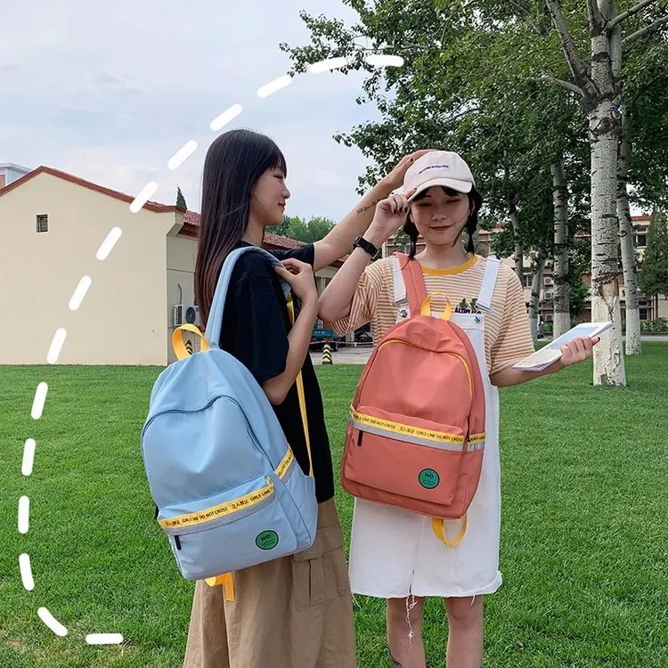 Холщовый рюкзак для женщин японская школьная сумка отдыха и путешествий модный