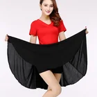 Юбка женская для латинских танцев, модная квадратная Однотонная юбка для танцев, ярких цветов, для лета