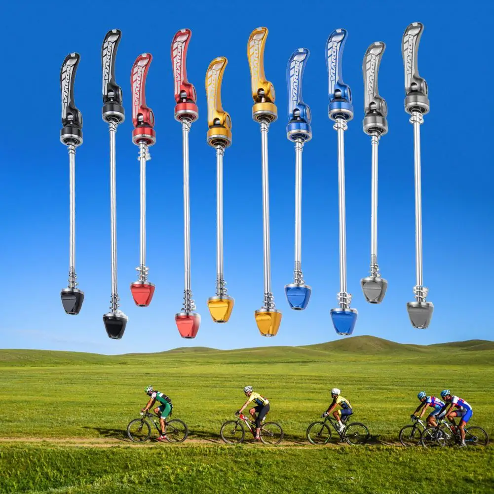 

2Pcs VIARON Bicycle Wheel Hub Skewers Quick Release Heavy-duty Bicycle Repair Shock Absorbing Bolt Axle Lever for Bike