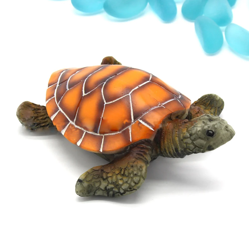 Искусственная полимерная имитация черепахи морской аквариумное украшение для