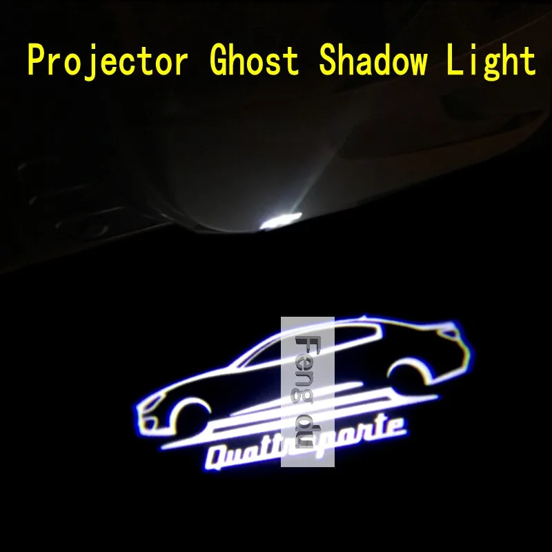

2Pcs logo LED Car Door Light Projector Ghost Shadow Light Welcome Light Courtesy Atmosphere Light For Maserati Quattroporte