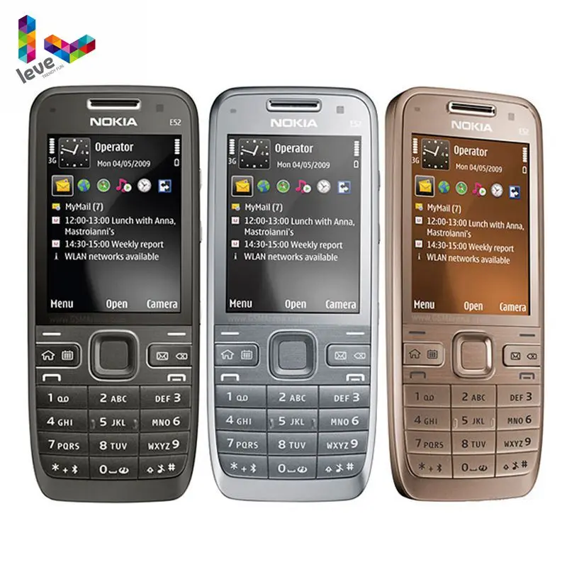 Оригинальный разблокированный смартфон Nokia E52 GSM Wi Fi Bluetooth GPS МП Поддержка русской
