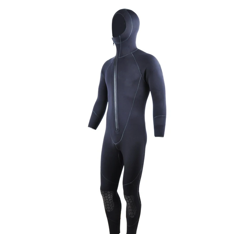 Premium Neoprene Wetsuit 5mm Men Scuba Diving Thermal Winter Warm Wetsuits Full Suit Swimming Surfing Kayaking Equipment Black | Спорт и