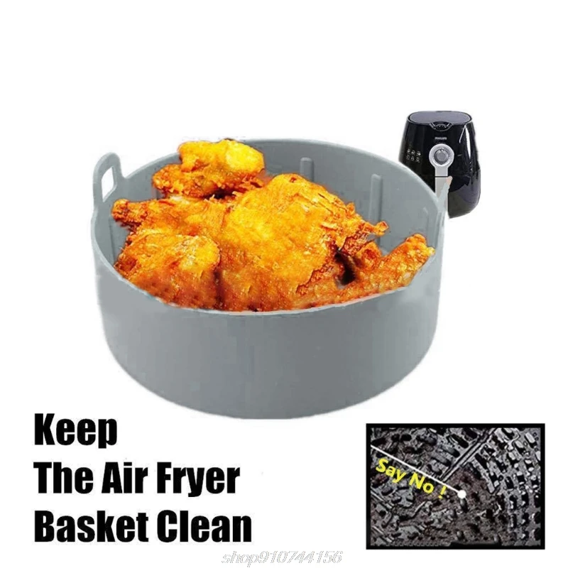 Силиконовый коврик для фритюрницы контейнер кастрюль устойчивый к высоким