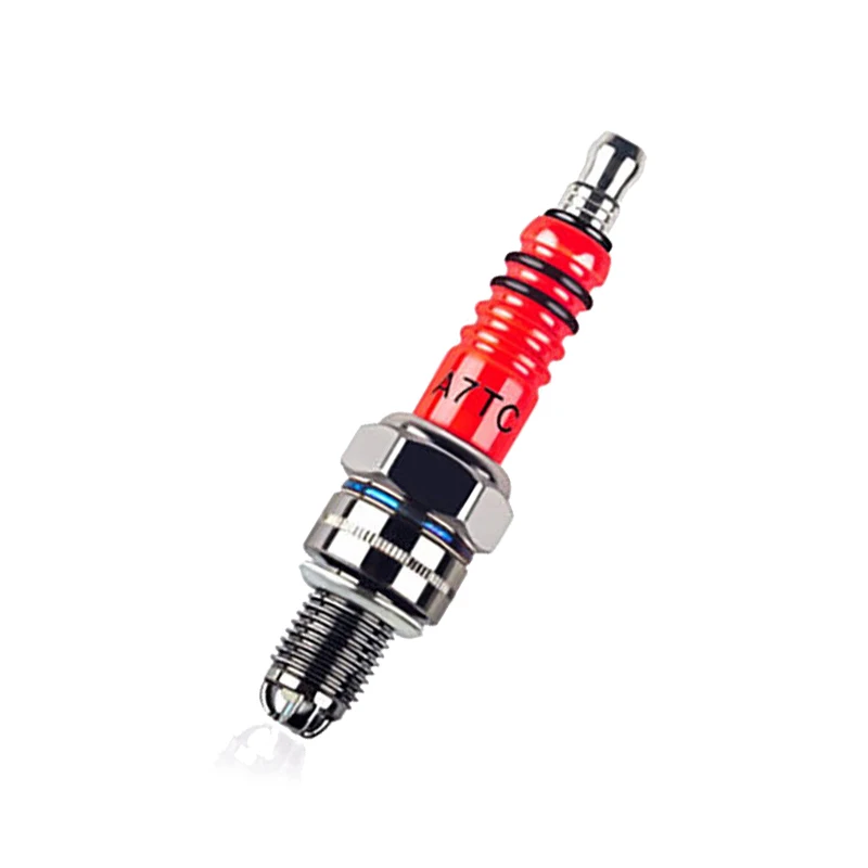 

Motorcycle Spark Plug Iridium Spark Candles High Performance 3-Electrode A7TC Motorcycle Ignition Accessories For 50CC-150CC ATV