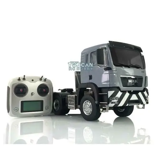 

Remote Control LESU 1/14 Metal 6*4 Axles MAN Painted Tractor Truck Light Radio Motor Servo THZH0953-SMT5