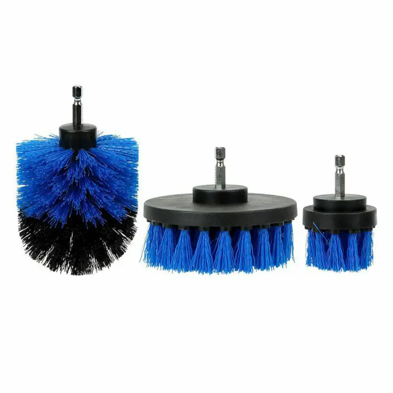

Set Head Car Nylon Auto Detailing Tools For cordless drill Tyre Paint Blue
