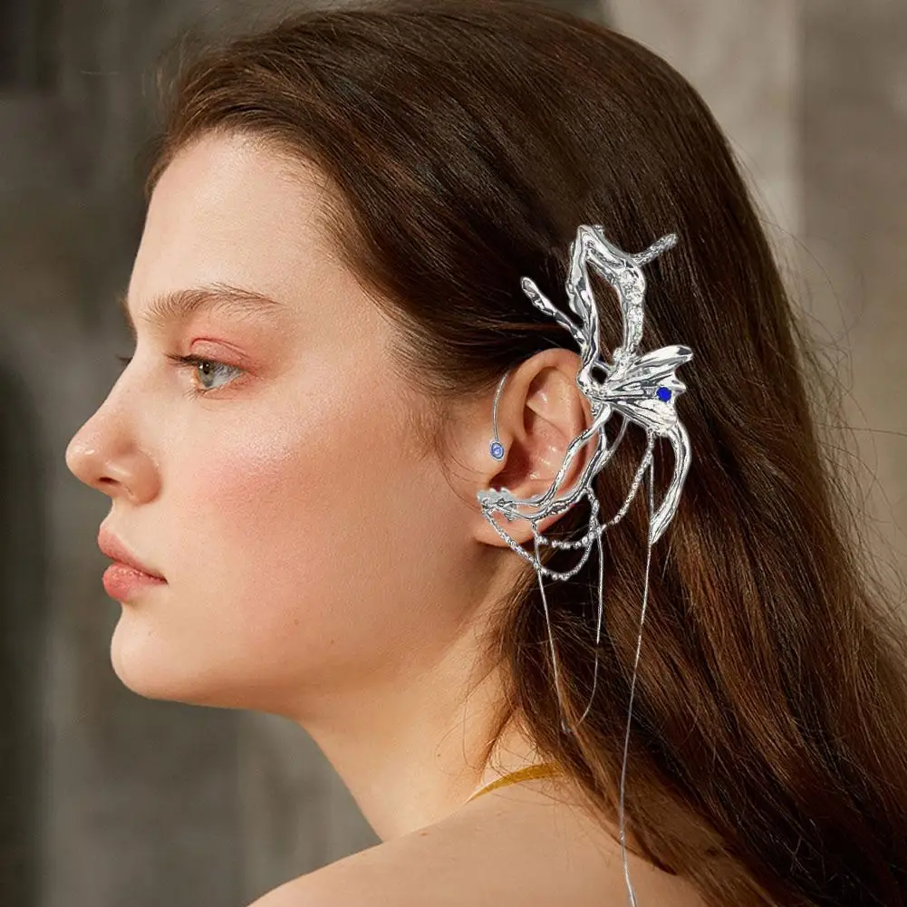 Женские серьги-манжеты для ушей Elf сказочные клипсы девушек серьги без пирсинга