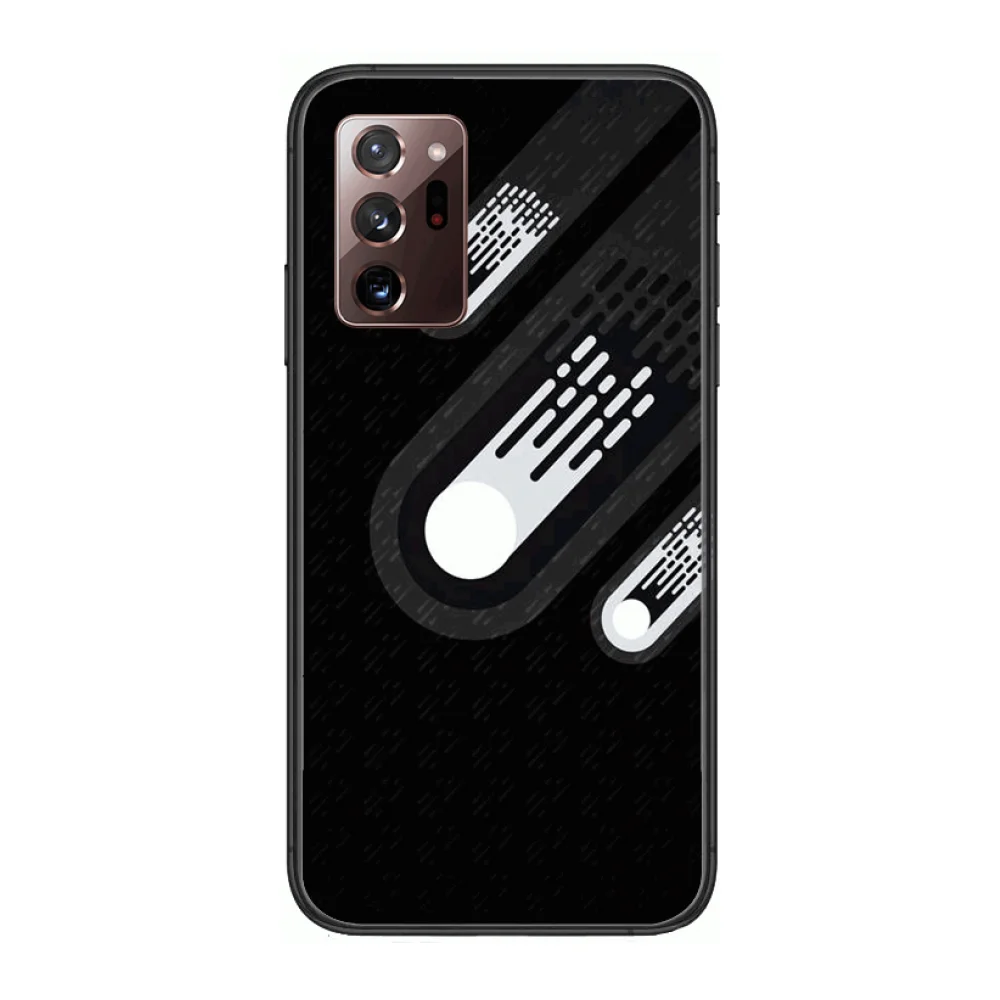 

HD Fashion Exquisite Phone Case cover hull For SamSung note20 10 9 8 4 pro plus black prime soft bumper Transparent
