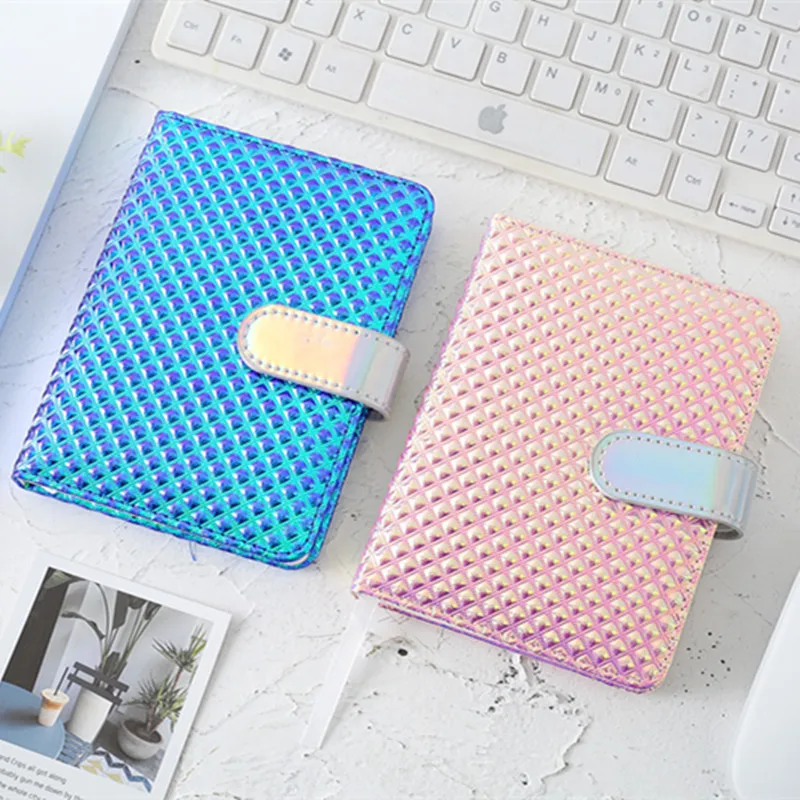 Креативный милый лазерный кожаный офисный кавайный дневник в твердом переплете