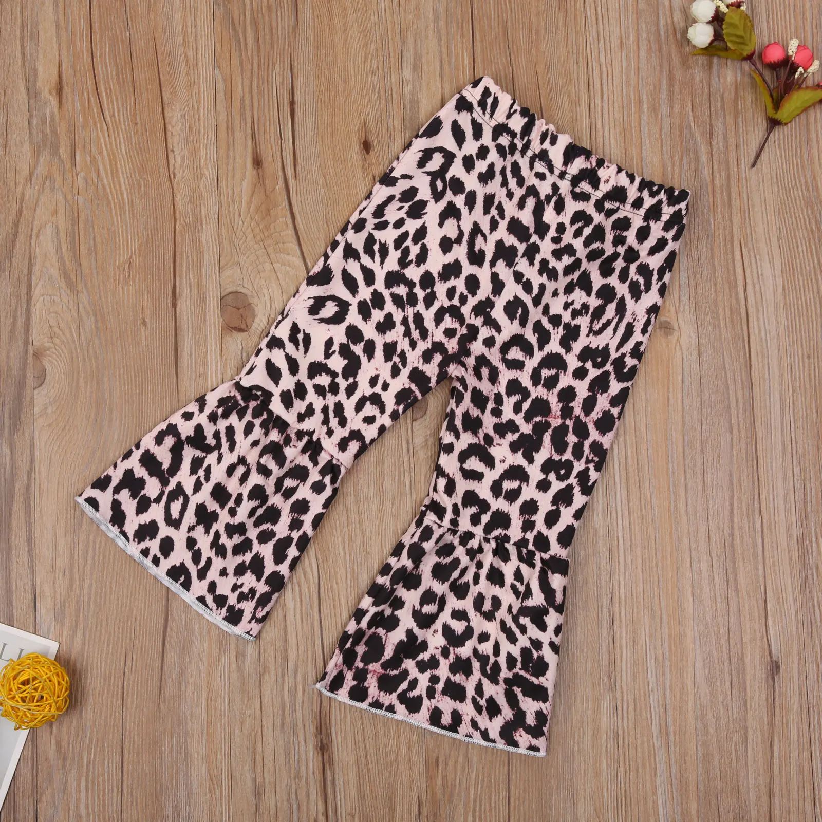 

Pudcoco 2020 Autumn 1-6Y Kids Toddler Baby Girl Python Pattern/Leopard Print Flared Trousers Children Long Pants Boot Cut
