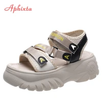 aphixta 2020 platform sandals women summer shoes hook loop casual sandals somens sports shoes summer sandalia mujer slides