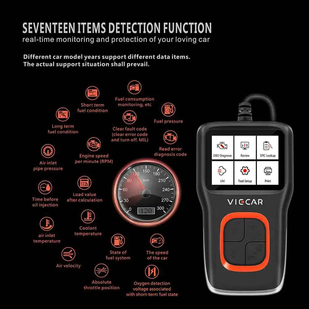 

Viecar VP101 Code Reader Full agreement Auto Scanner Tool