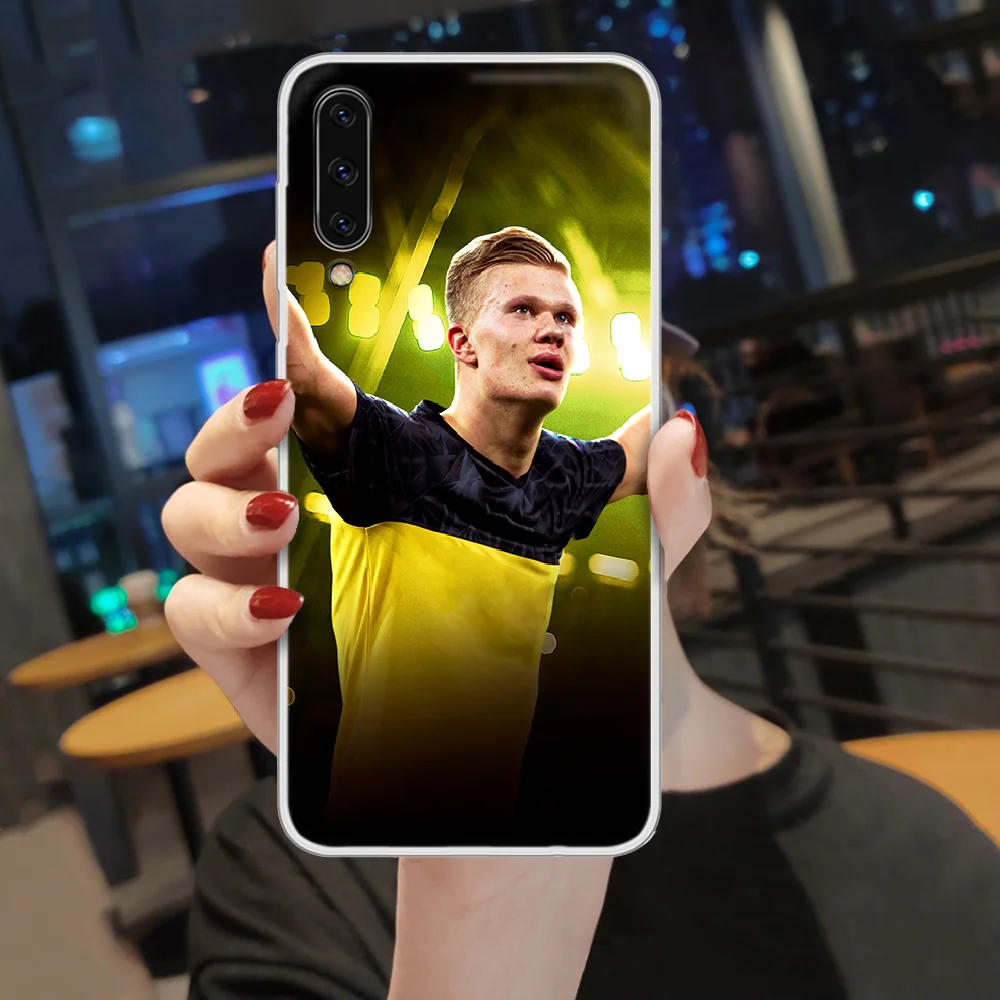 

Erling Haaland soccer 17 Phone Case hull For SamSung Galaxy note A 5 7 8 9 20 30 40 50 51 60 70 71 80 2017 18 E transparent