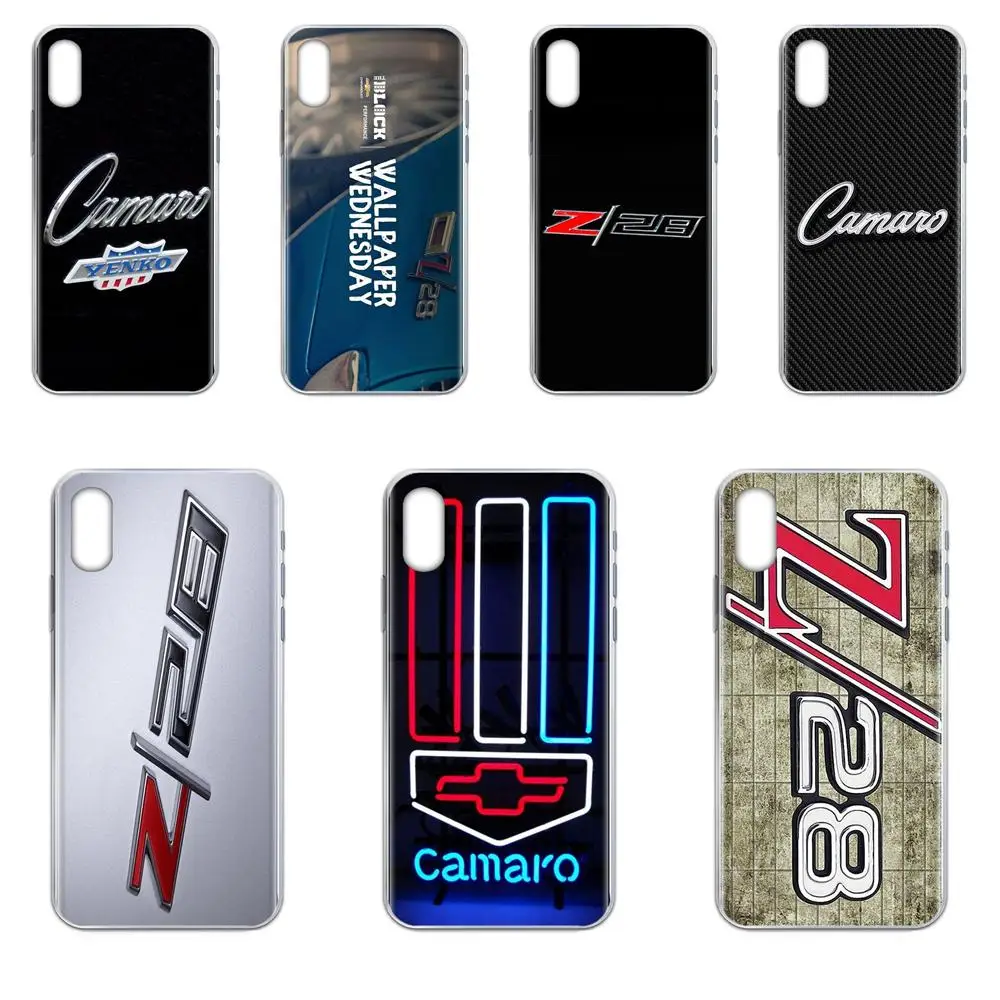 Chevy Camaro Z 28 Logo Soft TPU Protective Skin For Samsung Galaxy Note 5 8 9 S3 S4 S5 S6 S7 S8 S9 S10 5G mini Edge Plus Lite | Мобильные